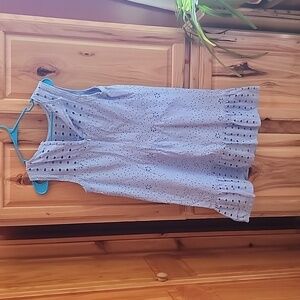 Loft eyelet dress